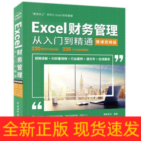 Excel财务管理从入门到精通（微课视频版）