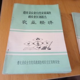 遵化县农业自然资源调查和农业区划报告，11册合售