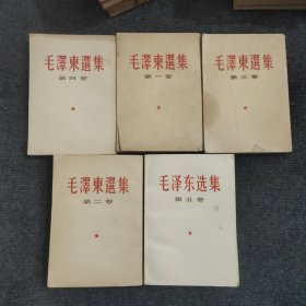 毛泽东选集1——4卷（竖版繁体）（全五卷）