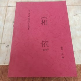 二十集电视连续剧文学剧本（相依）