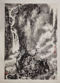 刘宝纯 山水69×49镜片（价格私洽）刘宝纯（1932-2023），生于山东省荣成市，曾任中国国家画院院委、研究员，山东省文联名誉主席，山东省美协名誉主席，山东画院名誉院长，国家一级美术师……