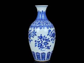 《精品放漏》雍正青花赏瓶——清代瓷器收藏