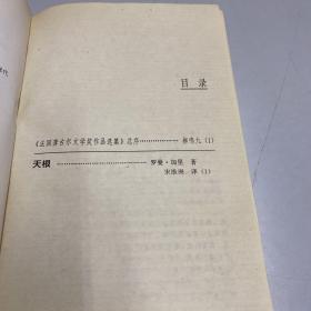 天根：法国龚古尔文学奖作品选集