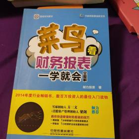 菜鸟看财务报表一学就会