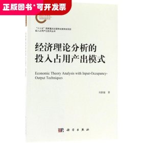 經(jīng)濟理論分析的投入占用產(chǎn)出模式