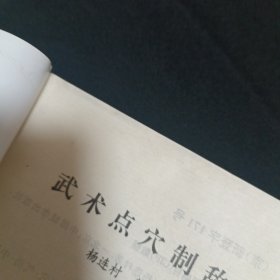 武术点穴制敌（A9）（见图）