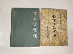 《钢笔书法字典、常用字字帖袖珍本（二册合售）》64开，红书橱（4）