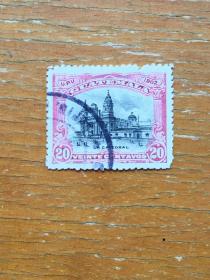 危地马拉旧邮票一枚