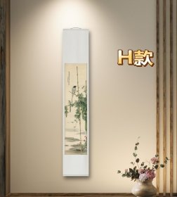 刘奎龄花禽条屏（H）刘奎龄花鸟条屏 刘奎龄花鸟画条屏 已装裱挂轴