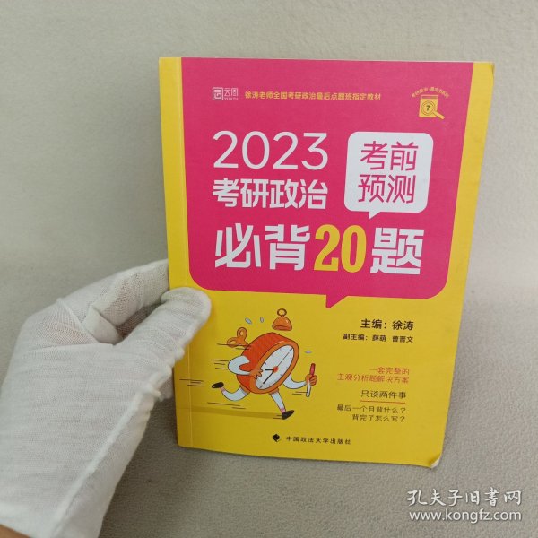 2025徐涛小黄书考研政治考前预测必背20题 （徐涛小黄书）徐涛预测卷可搭冲刺背诵笔记徐涛核心考案 徐涛六套卷 肖八肖四