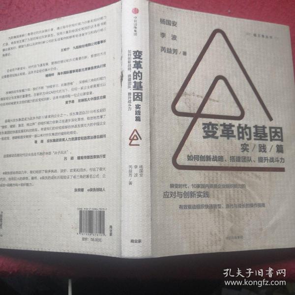 变革的基因：如何创新战略、搭建团队、提升战斗力（实践篇）