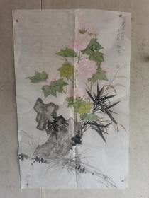 没骨花鸟