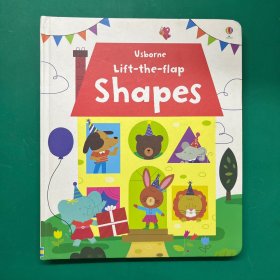 Usborne Lift-The-Flap Shapes 形状认知翻翻书 尤斯伯恩图书原版进口英文单词幼儿早教英语启蒙绘本（精装）