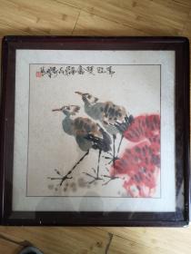 著名北京画家娄鹏国画作品（保真包老，图自鉴）