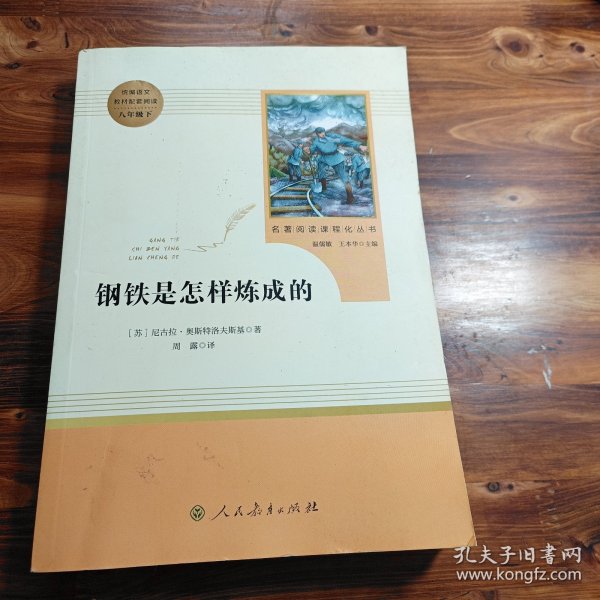 统编语文教材配套阅读 八年级下：钢铁是怎样炼成的/名著阅读课程化丛书