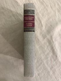 经典俱乐部：Robinson Crusoe by Daniel Defoe,《鲁滨逊漂流记》1941年出版， 布面精装