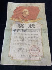 1960年，共青团，江西省，奖状