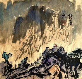 傅继英国画山水002