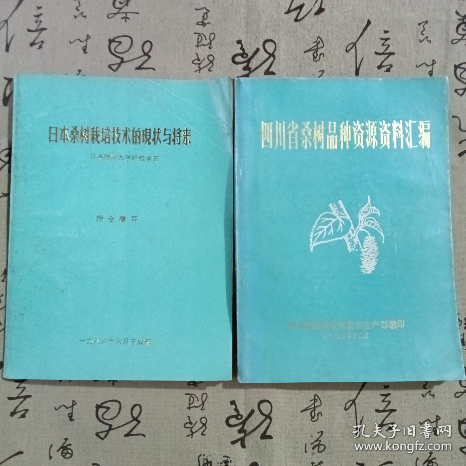 日本桑树栽培技术的见状与将来，四川省桑树品种资源资料汇编