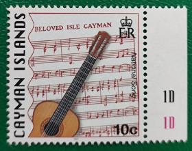 开曼群岛邮票 1997年乐器 新