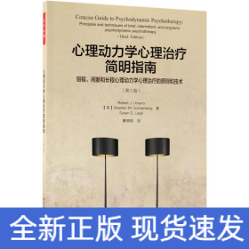 万千心理·心理动力学心理治疗简明指南：短程、间断和长程心理动力学心理治疗的原则和技术：第三版