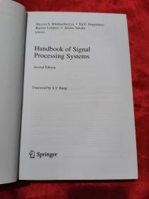 Handbook of Signal Processing Systems （Second Edition）  小16开，精装