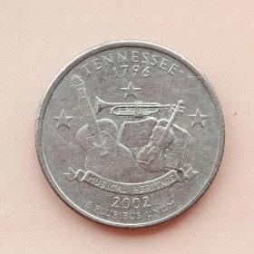 美国硬币 纪念币2002年