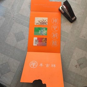 中国电信春节礼品卡系列，全灵通交费卡3张