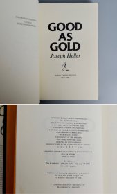 约瑟夫·海勒亲笔签名本《完美如金》（Good as Gold）