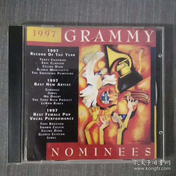 250光盘CD:GRAMMY1997 一张光盘盒装