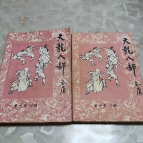 天龙八部第一卷（上下册）85版带插图一版一印