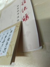 陈秋明书法作品选 附经折册子一本