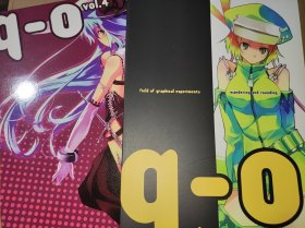 日文画集 原画q-o 2本合售 2本一共36页