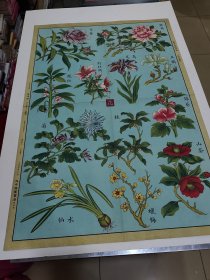 水仙花，对开