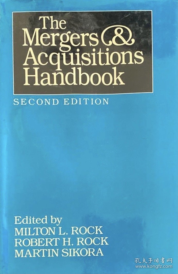 英文原版第二版 the Mergers and Acquisitions Handbook (second edition)