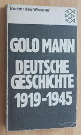 德文书 Deutsche Geschichte : 1919 - 1945.  von Golo. Mann (Autor)