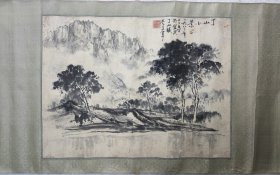 李建军 《丁山小景》横幅