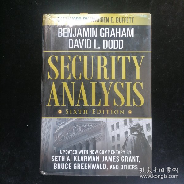 Security Analysis：Sixth Edition, Foreword by Warren Buffett