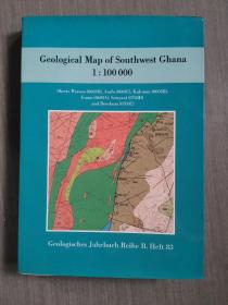 英文原版：加纳西南部地质图1:100000（地质年鉴系列，第83期）