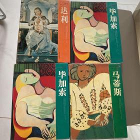 现代派绘画大师全传 达利 毕加索 马蒂斯 全四册