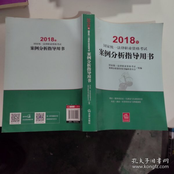 司法考试2018 国家统一法律职业资格考试：案例分析指导用书