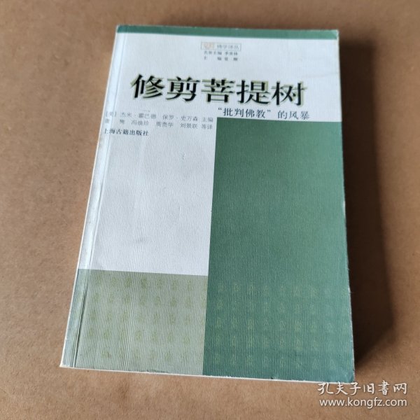 修剪菩提树：“批判佛教”的风暴