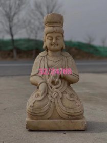 汉白玉石佛像