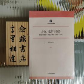 身份、组织与政治（塑封全新）