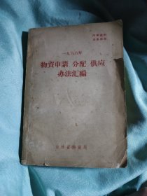 一九六六年物资申请、分配、供应办法汇编