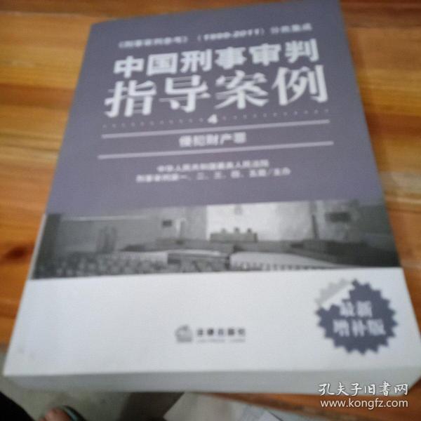 中国刑事审判指导案例（4）：侵犯财产罪（最新增补版）