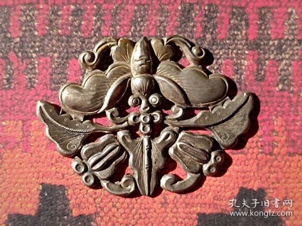 瓜蝶绵绵老银饰