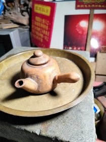 4j五十年代潮汕老砂铫水煮功夫茶茶壶