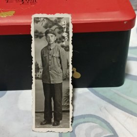 1960年福州留念长方形军人老照片