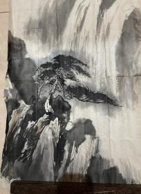 无款画作～尺寸，67*45.5CM